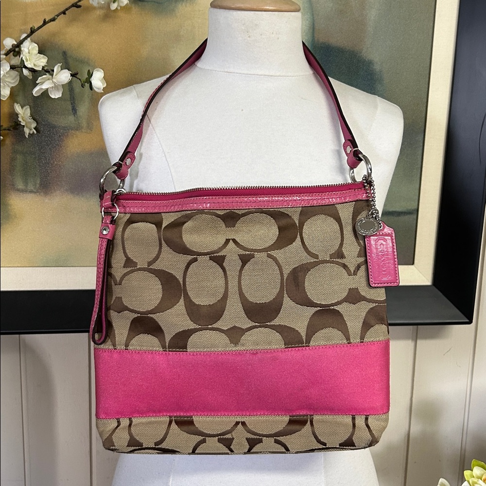 Coach Pink-Lined Handbag